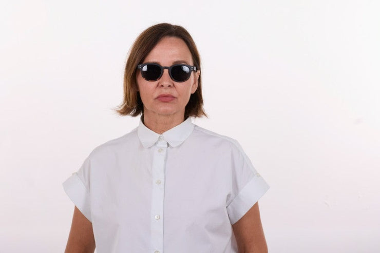 9am Reader Sunglasses - Black Tort