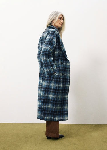 Delphina Coat - Petrol Bleu Last One Was $599 Now