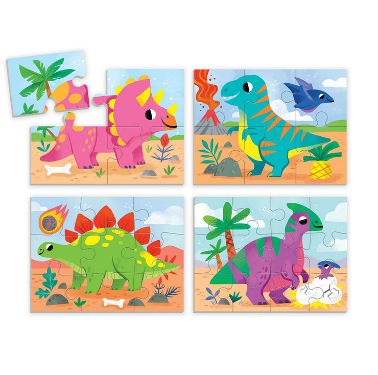 4-in-a-Box Puzzle Sets, Dino Friends