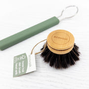 Ecovask Dish Brush / Horse Hair - Sage