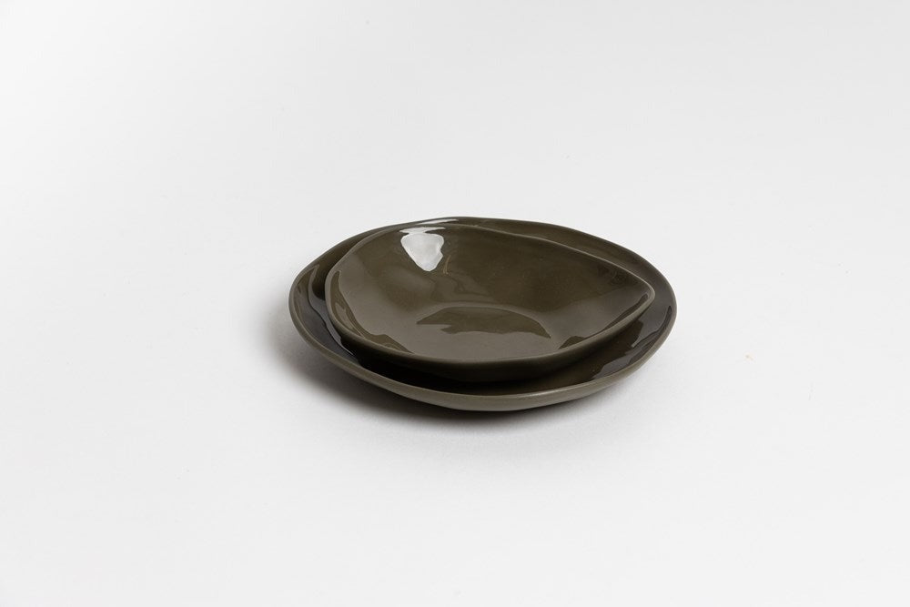 Haan Stoneware Condiment Dish