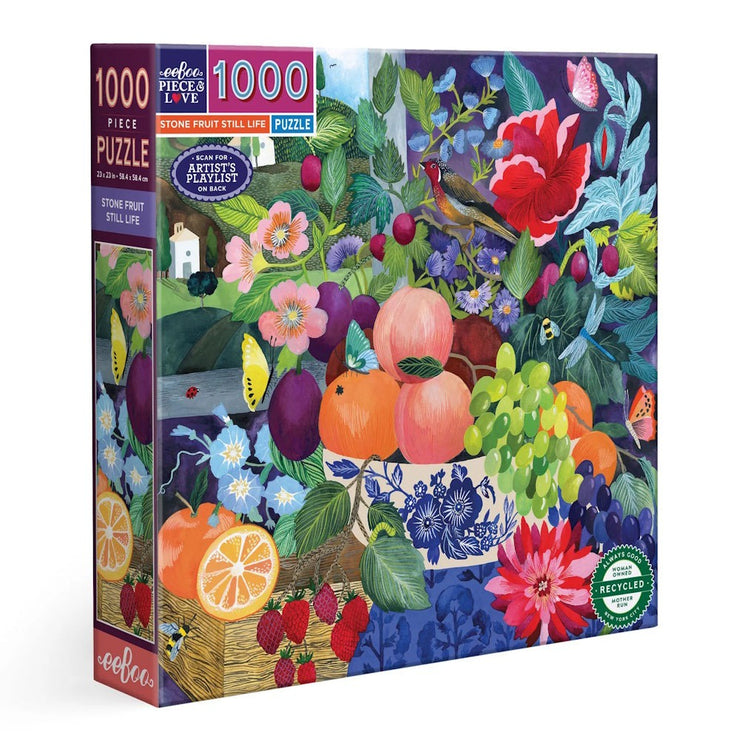 Stone Fruit Still Life Puzzle - 1000 pce