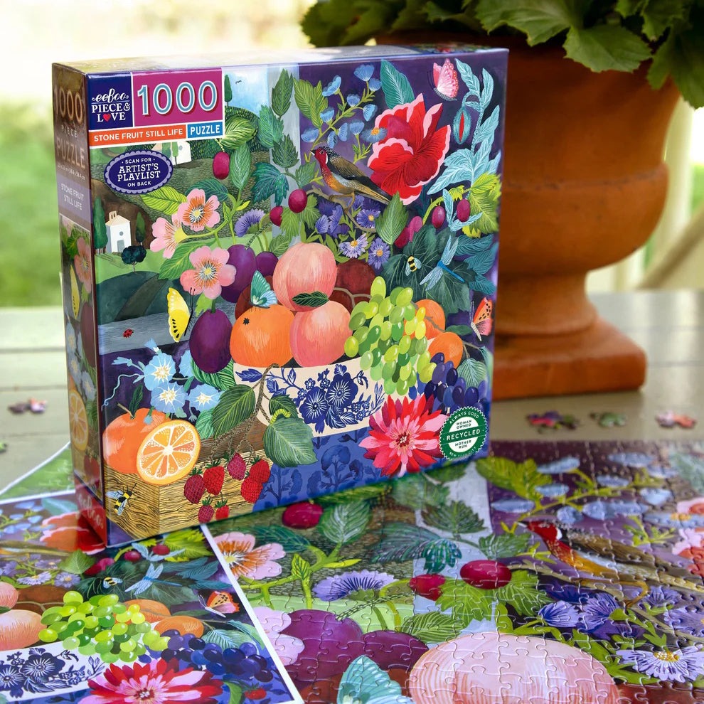 Stone Fruit Still Life Puzzle - 1000 pce