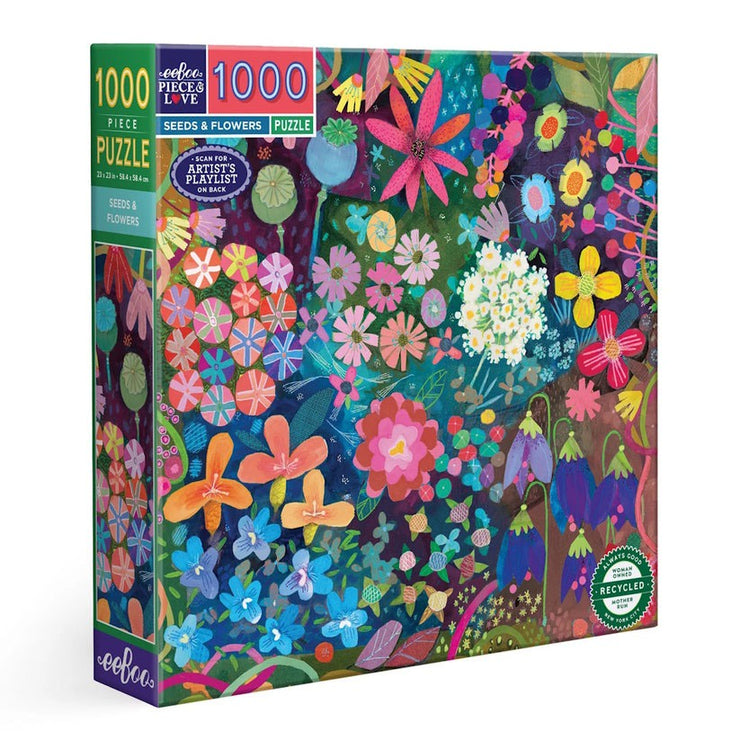 1000 Piece Puzzle - Seeds & Flowers