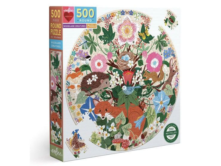 Eeboo 500 Piece Round Puzzle