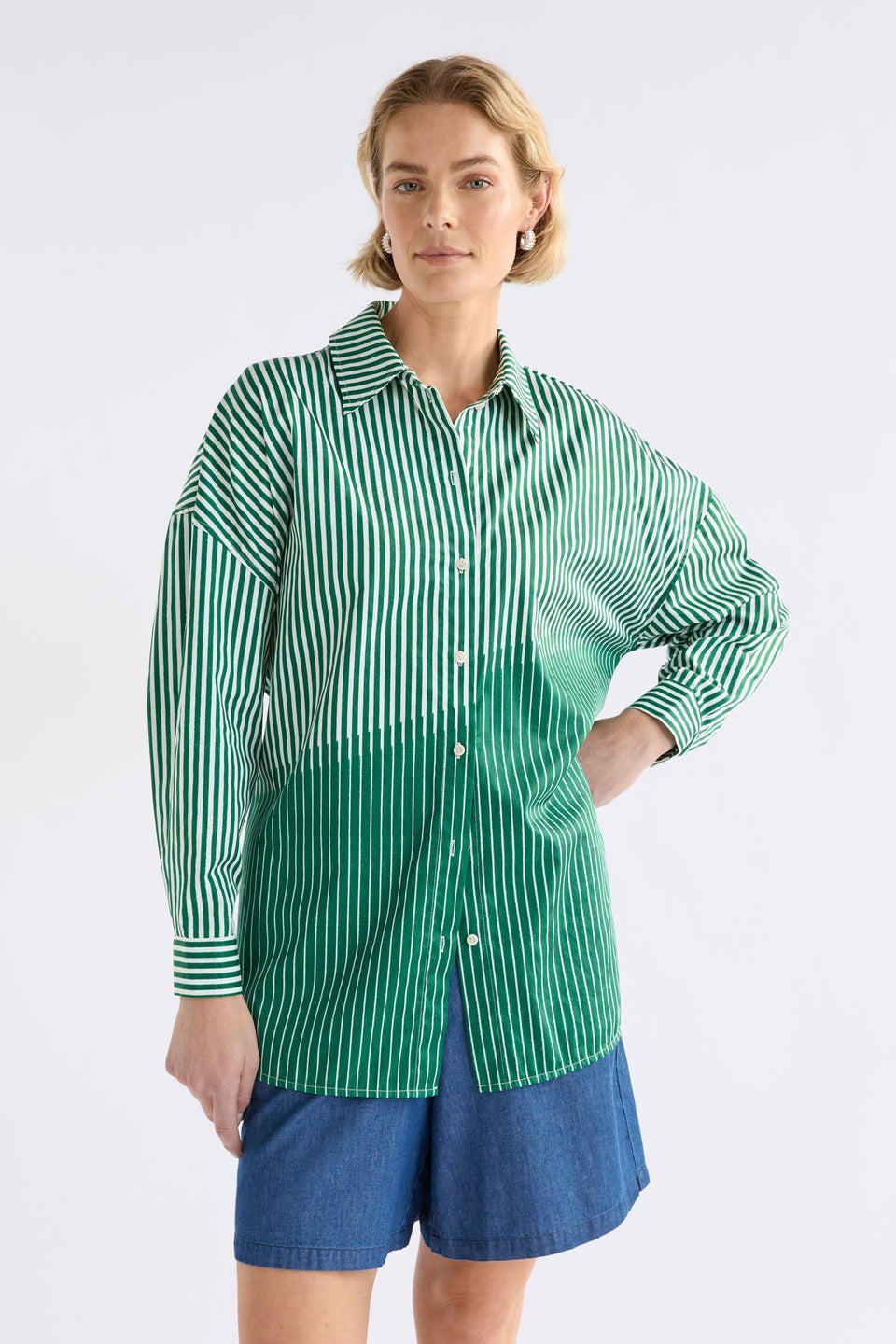 Elk Artek Shirt - Ortler Print Was $299 Now