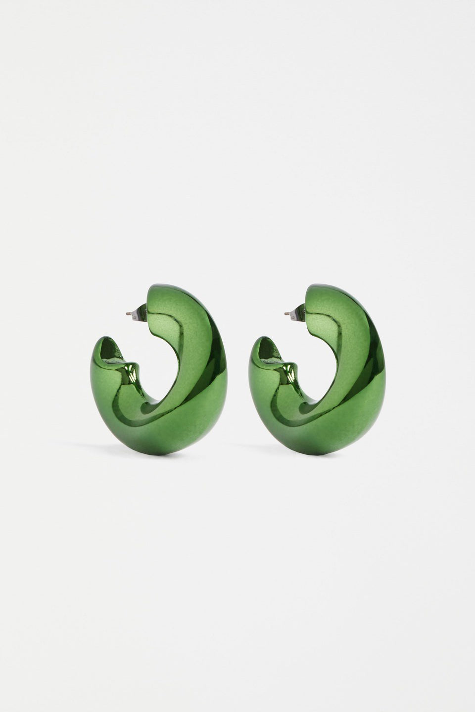 Elk Askla Earrings - Milan Green