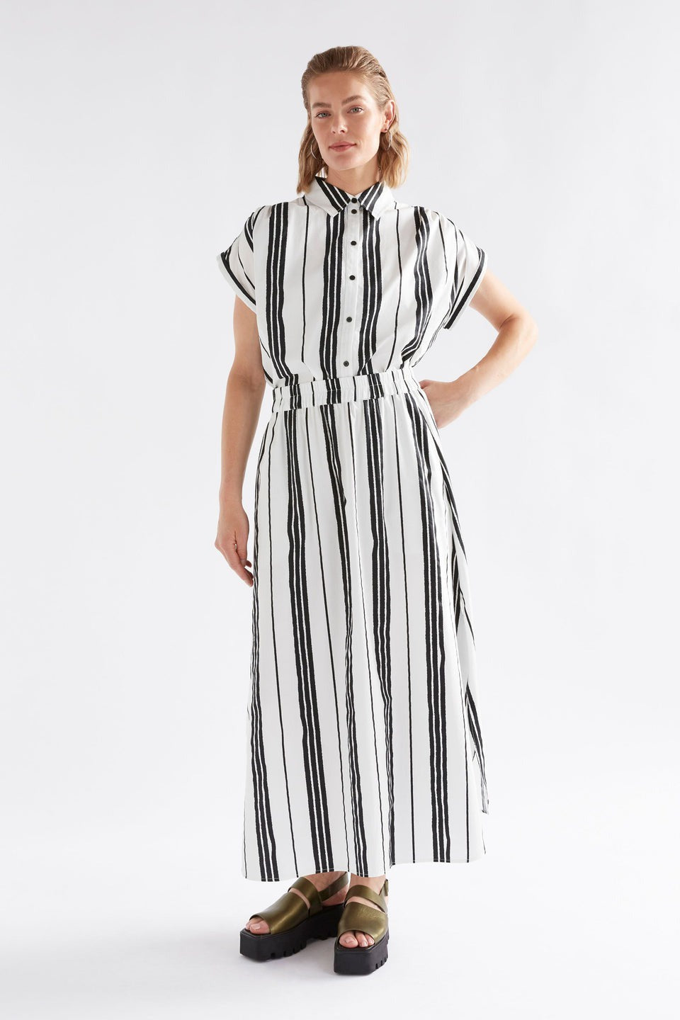 Elk Fez Skirt - White Was $299 Now