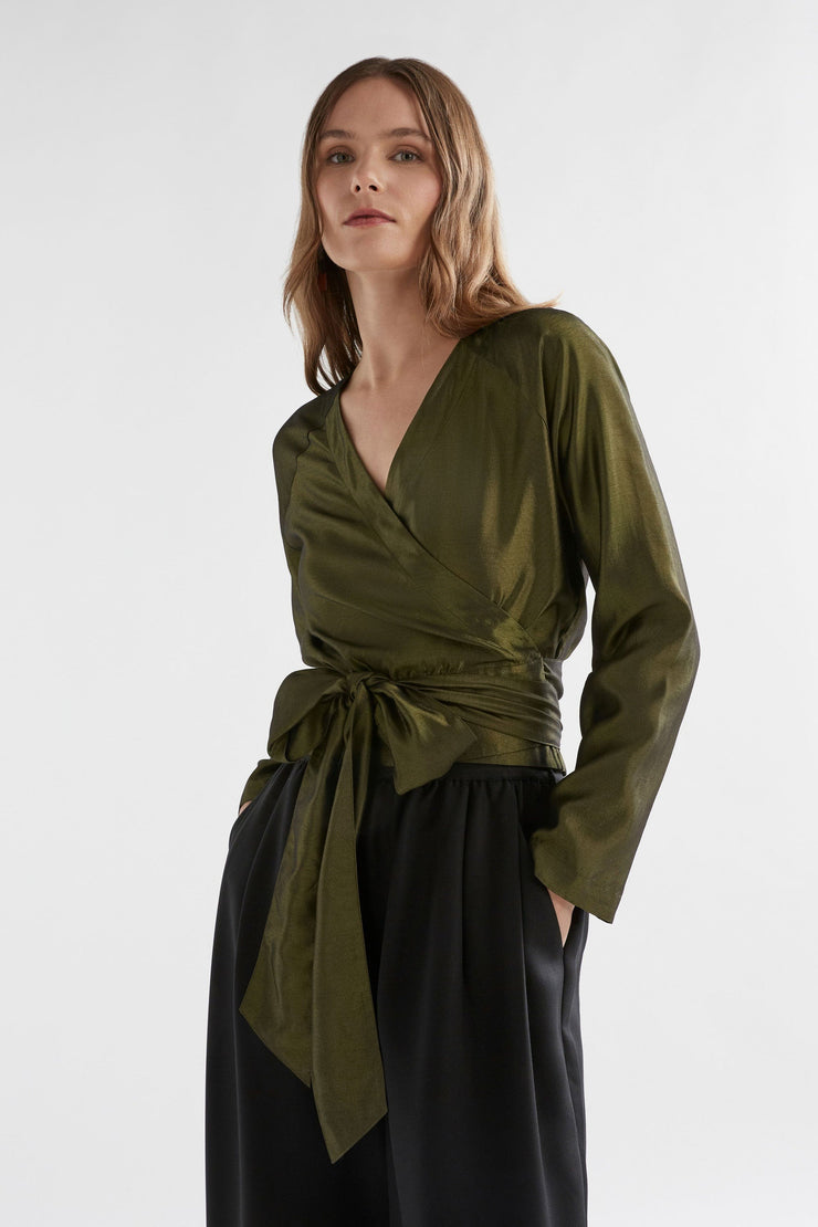 Elk Medjal Top - Gold/ Black
