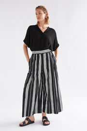 Elk Reza Pants - Fez Print Black