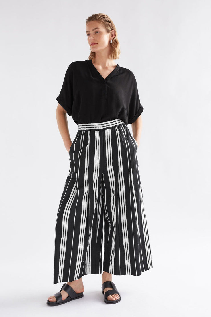 Elk Reza Pants - Fez Print Black
