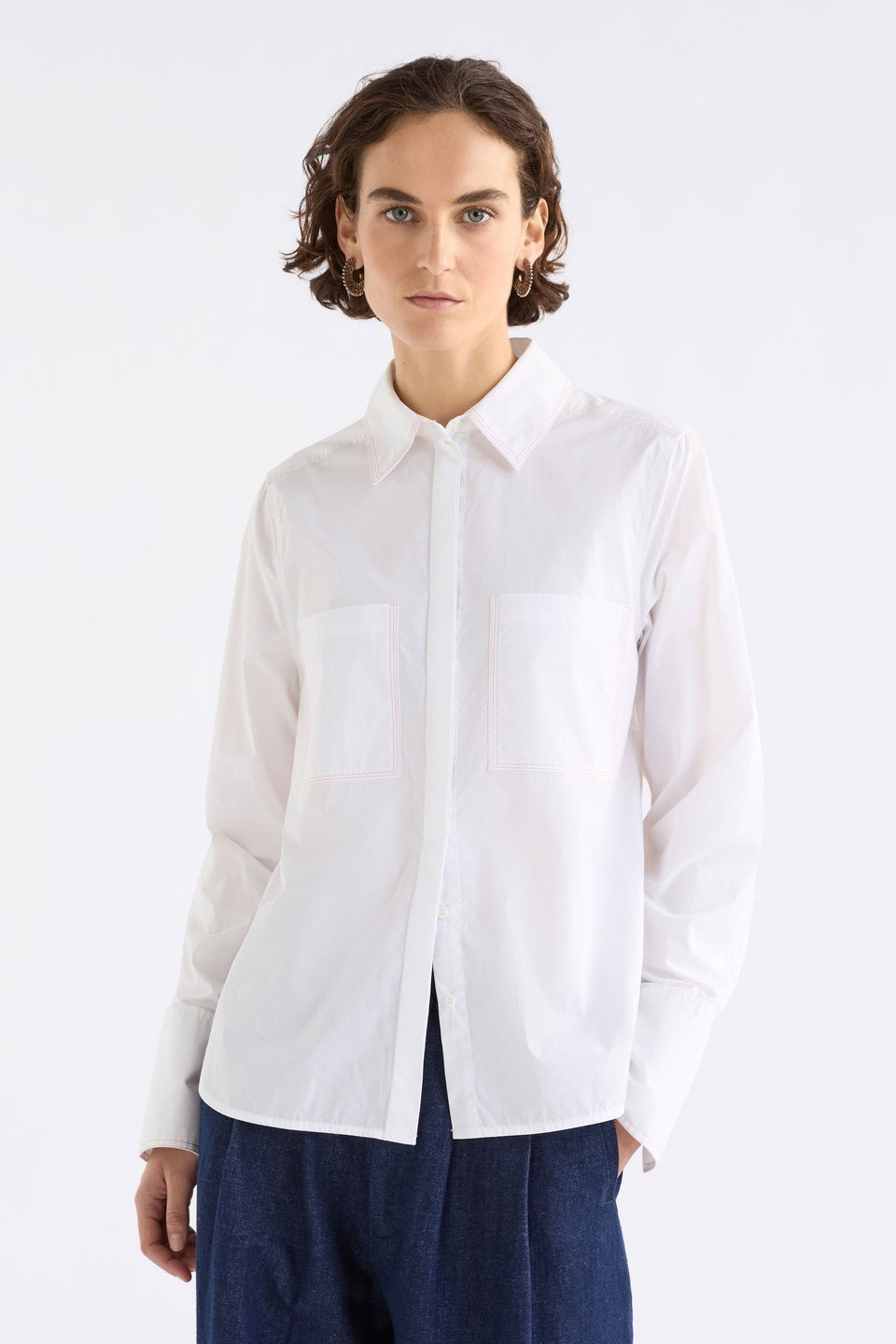 Elk Salli Shirt - White Last One Was $259 Now