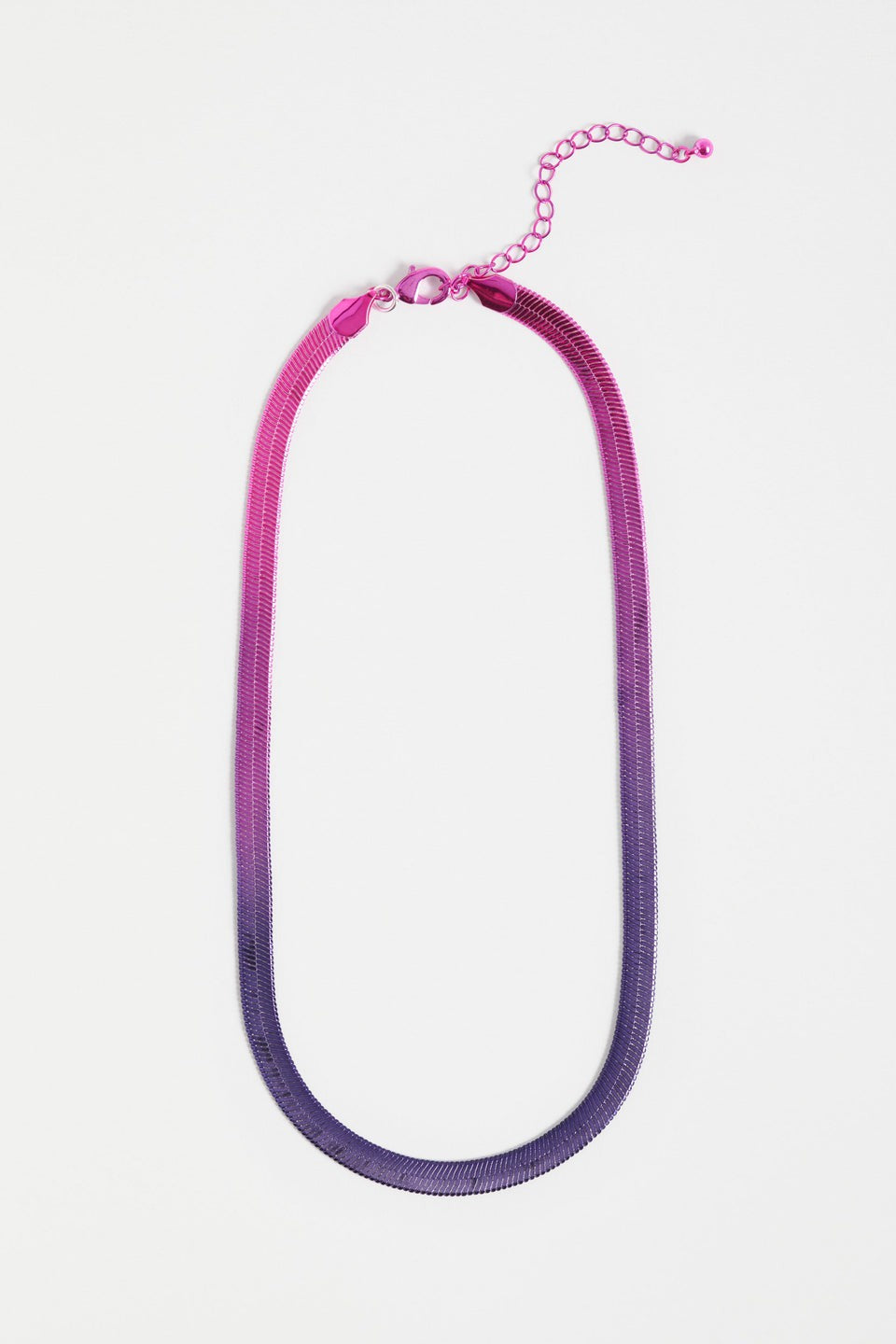 Elk Vera Short Necklace - Navy/Pink Ombre