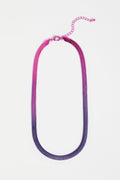 Elk Vera Short Necklace - Navy/Pink Ombre