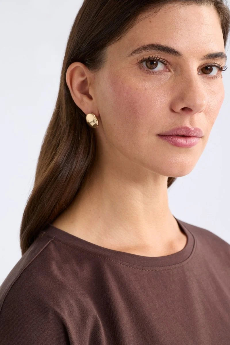 Atur Mini Stud Earrings - Espresso