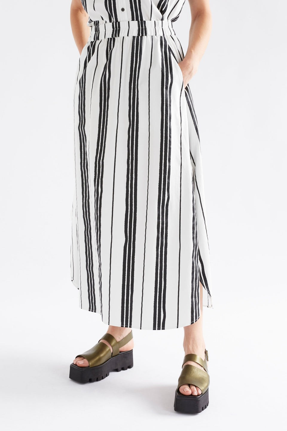 Elk Fez Skirt - White Was $299 Now
