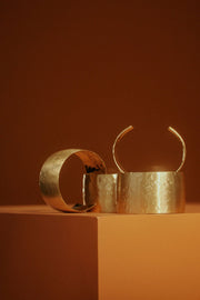 Elk Gild Cuff Bangle -Gold