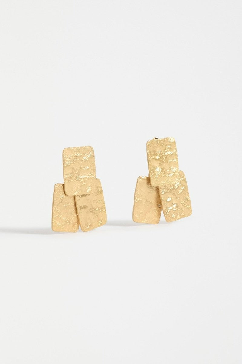 Elk Kilta Drop Earrings - Gold