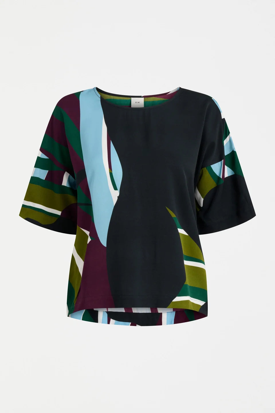 Elk Kobaii Top - Stribe Print