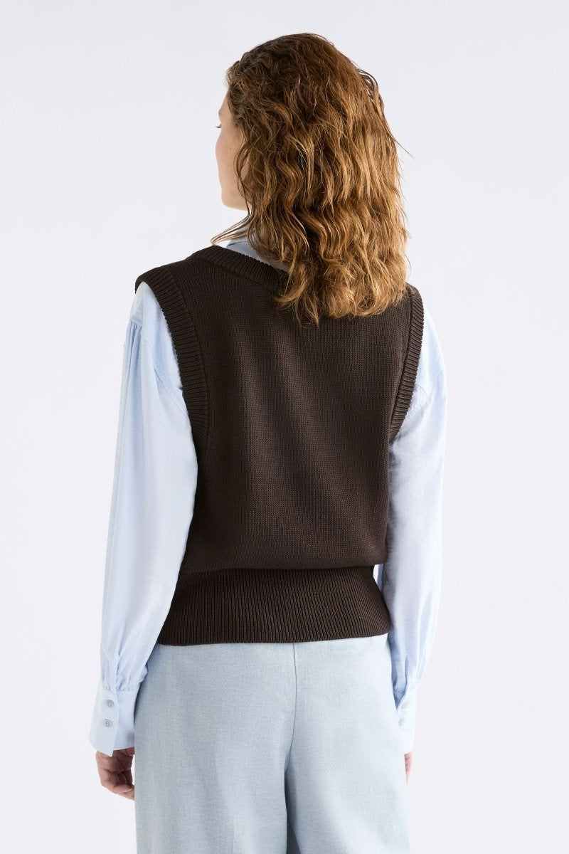 Elk Mikkel Vest - Chocolate Was $199 NOW