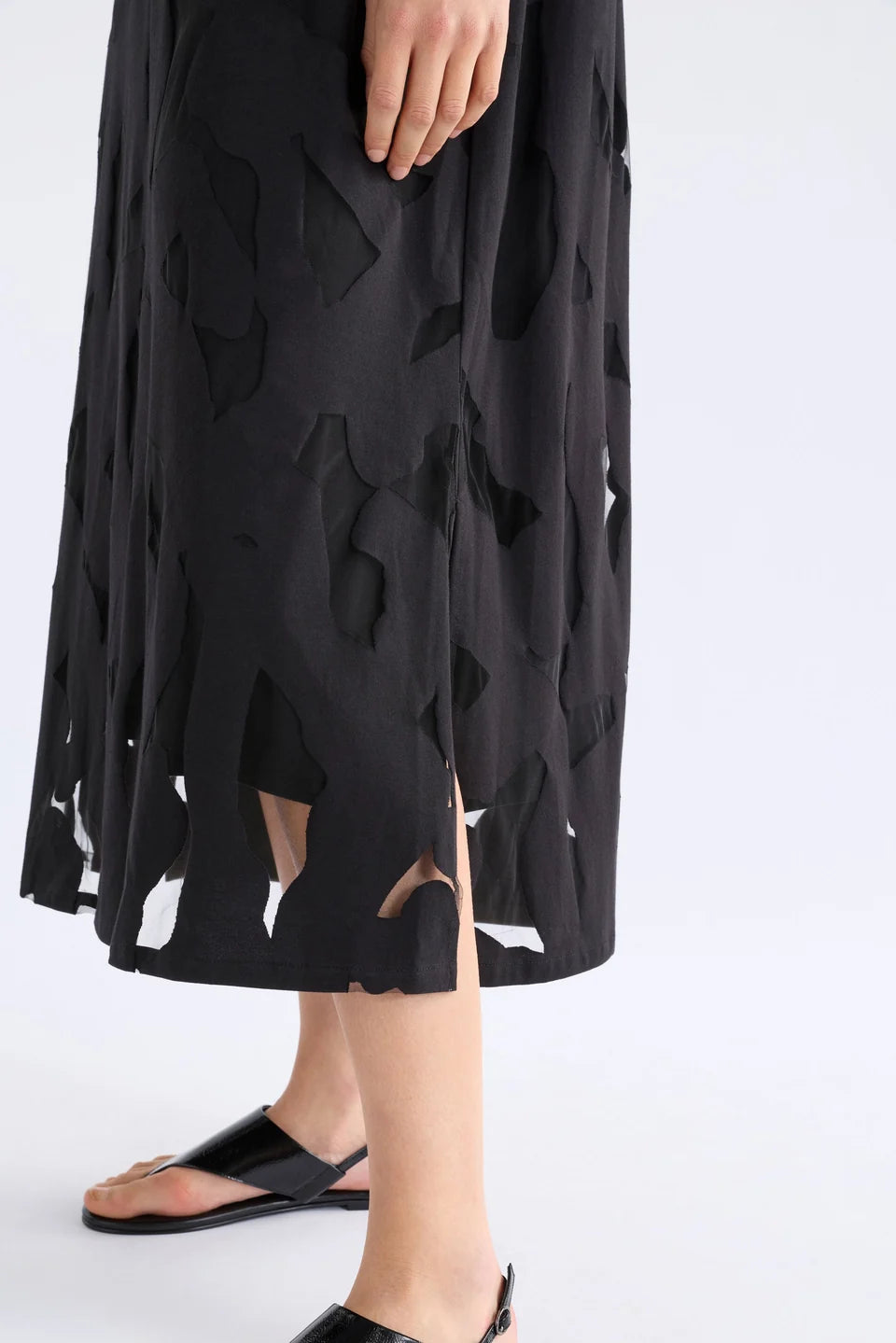 Elk Varr Burnout Dress - Black