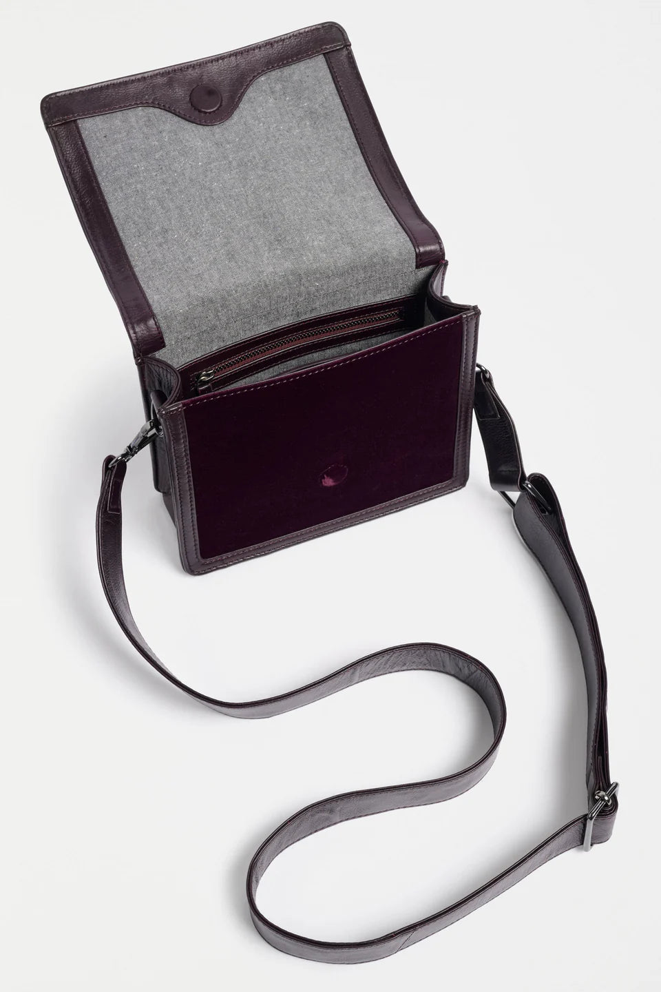 Elk Vel Crossbody Bag - Mulberry