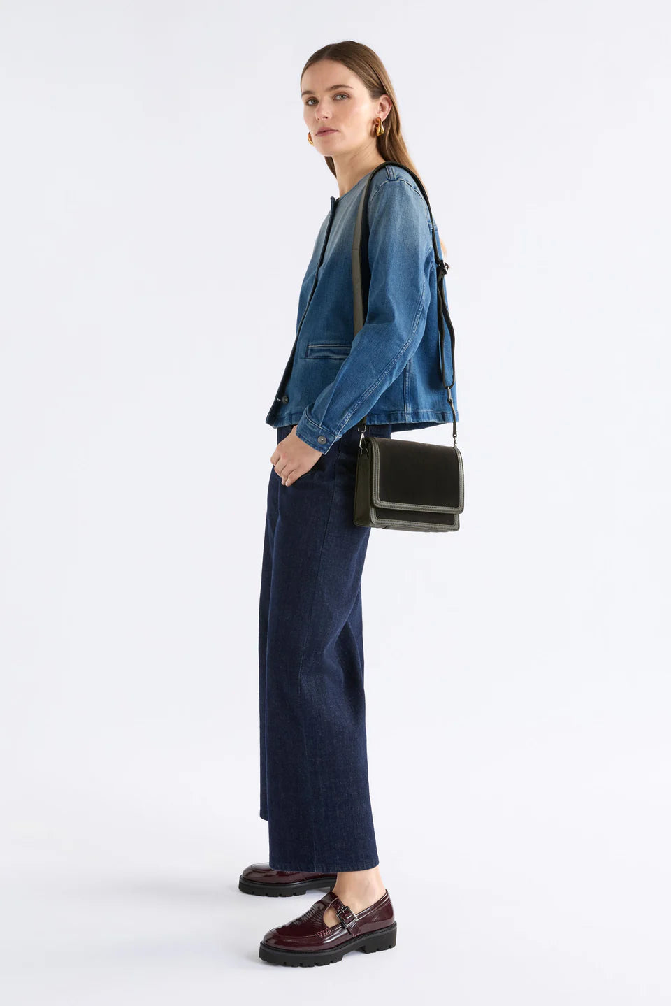 Elk Vel Crossbody Bag - Mulberry