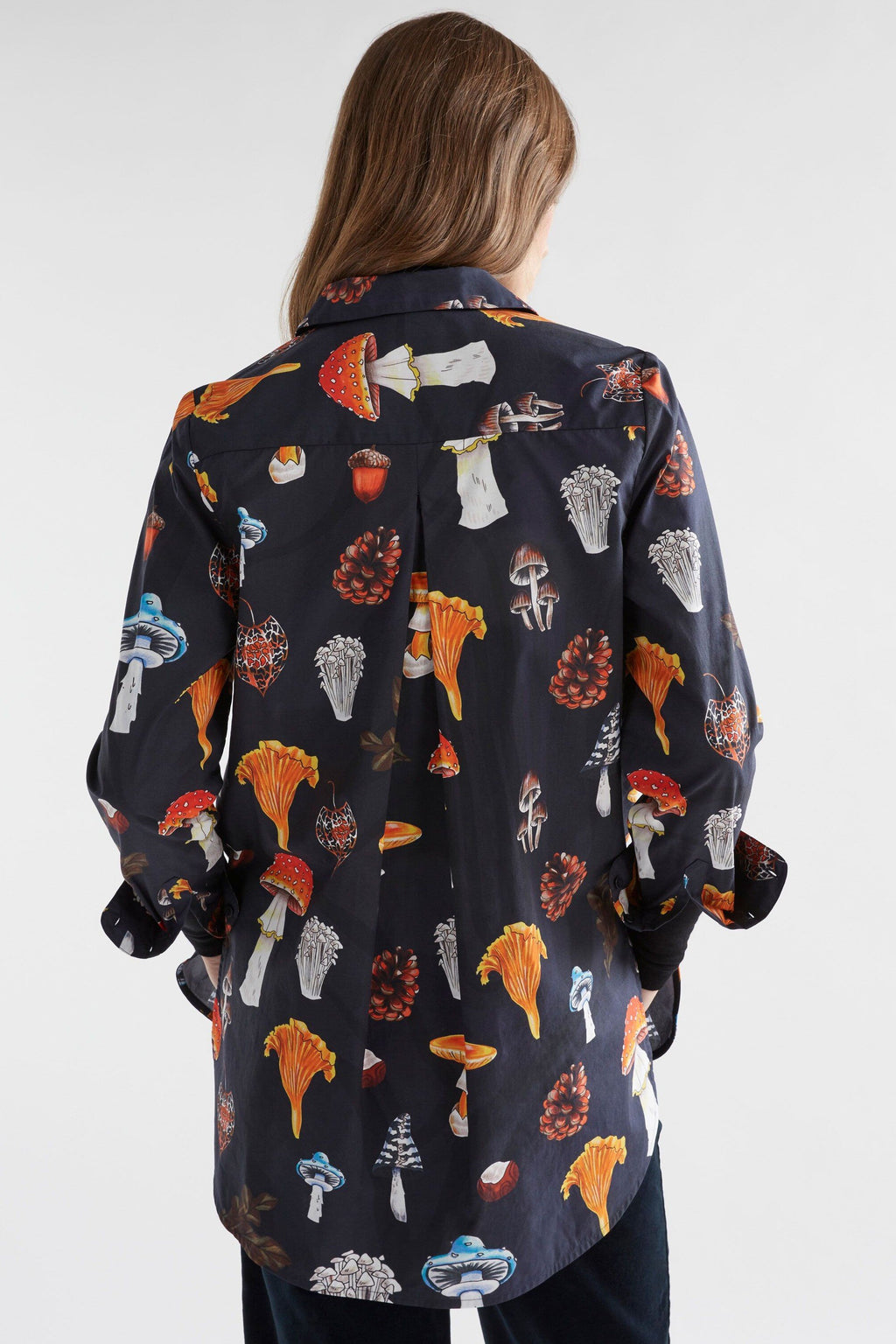 Elk Allem Shirt - Mushroom Print Last Size  Was $259 Now