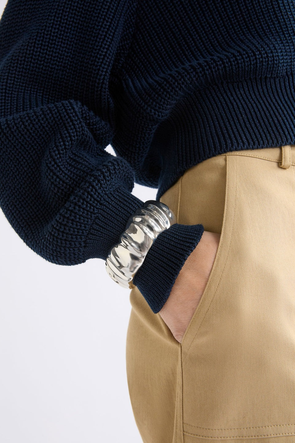 Elk Dalen Bangle - Silver
