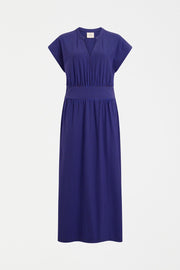 Elk Evve Dress - Chocolate/Cobalt