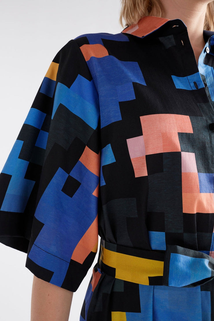 Grand Shirt Dress - Lucent Print