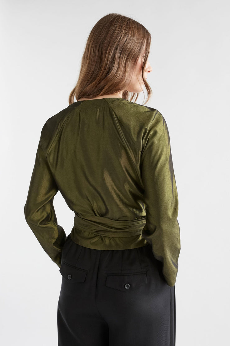 Elk Medjal Top - Gold/ Black