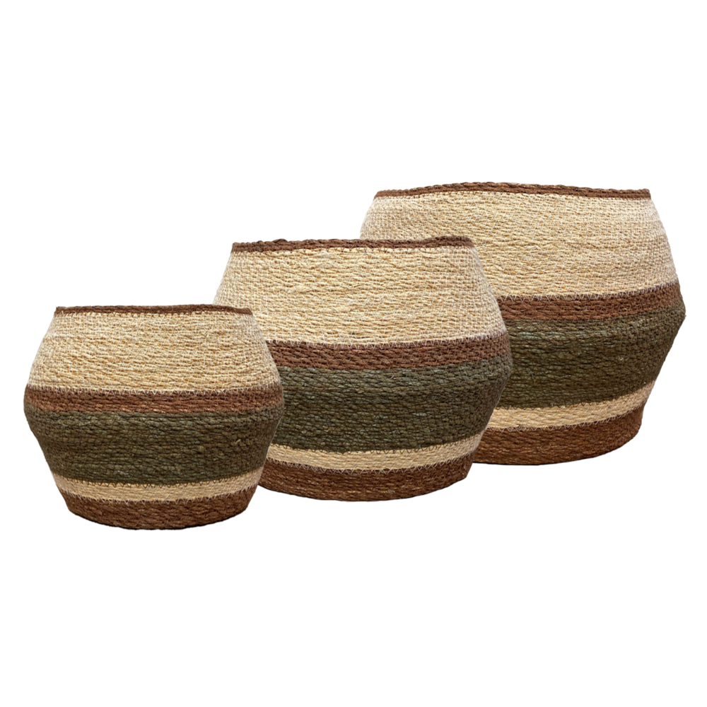 Eloise Belly Basket - Olive
