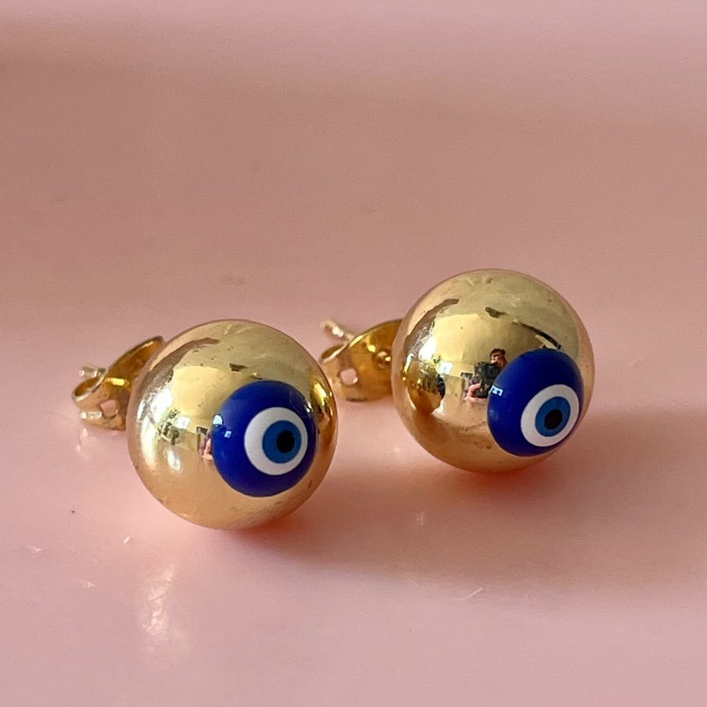 Eyeball Stud Earrings