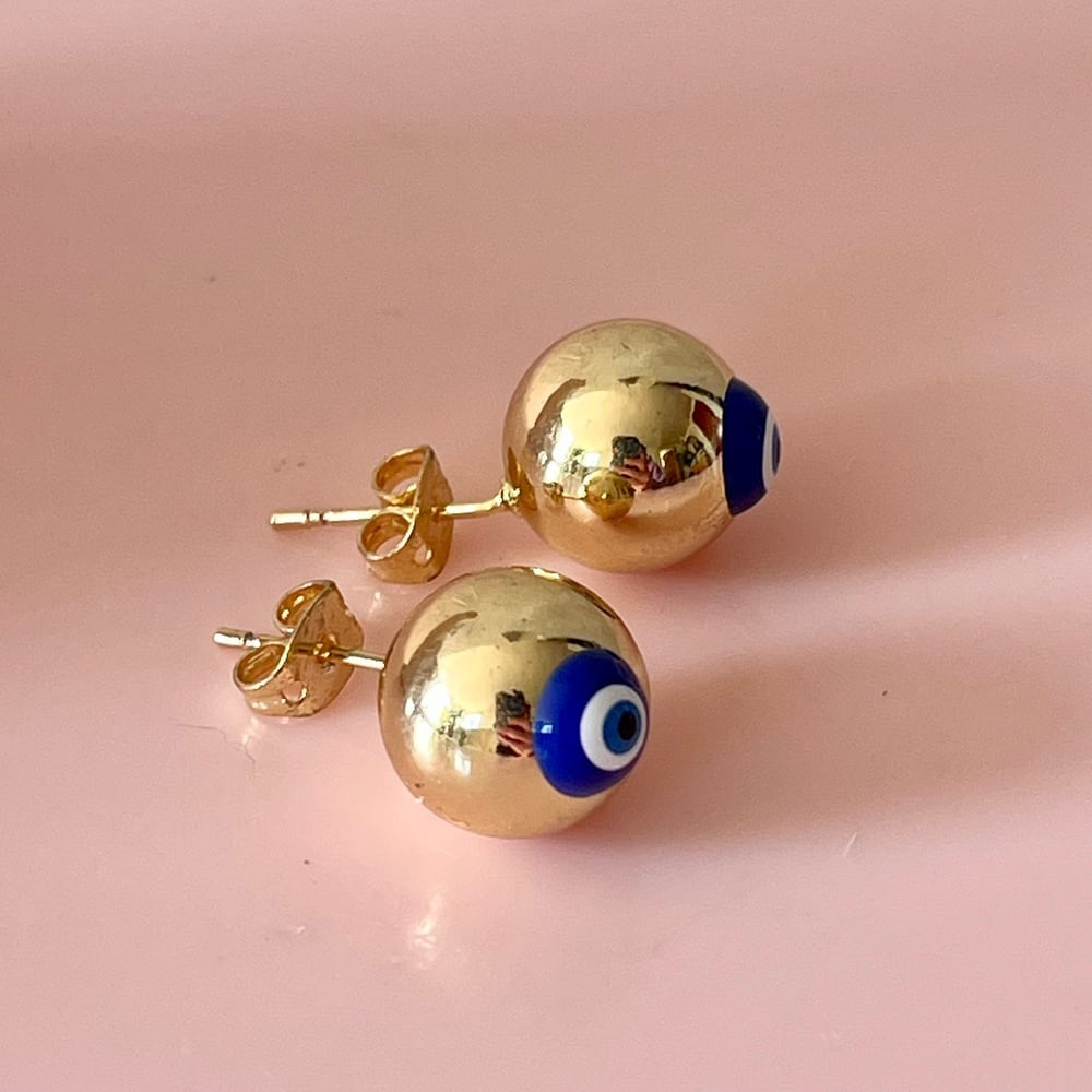 Eyeball Stud Earrings