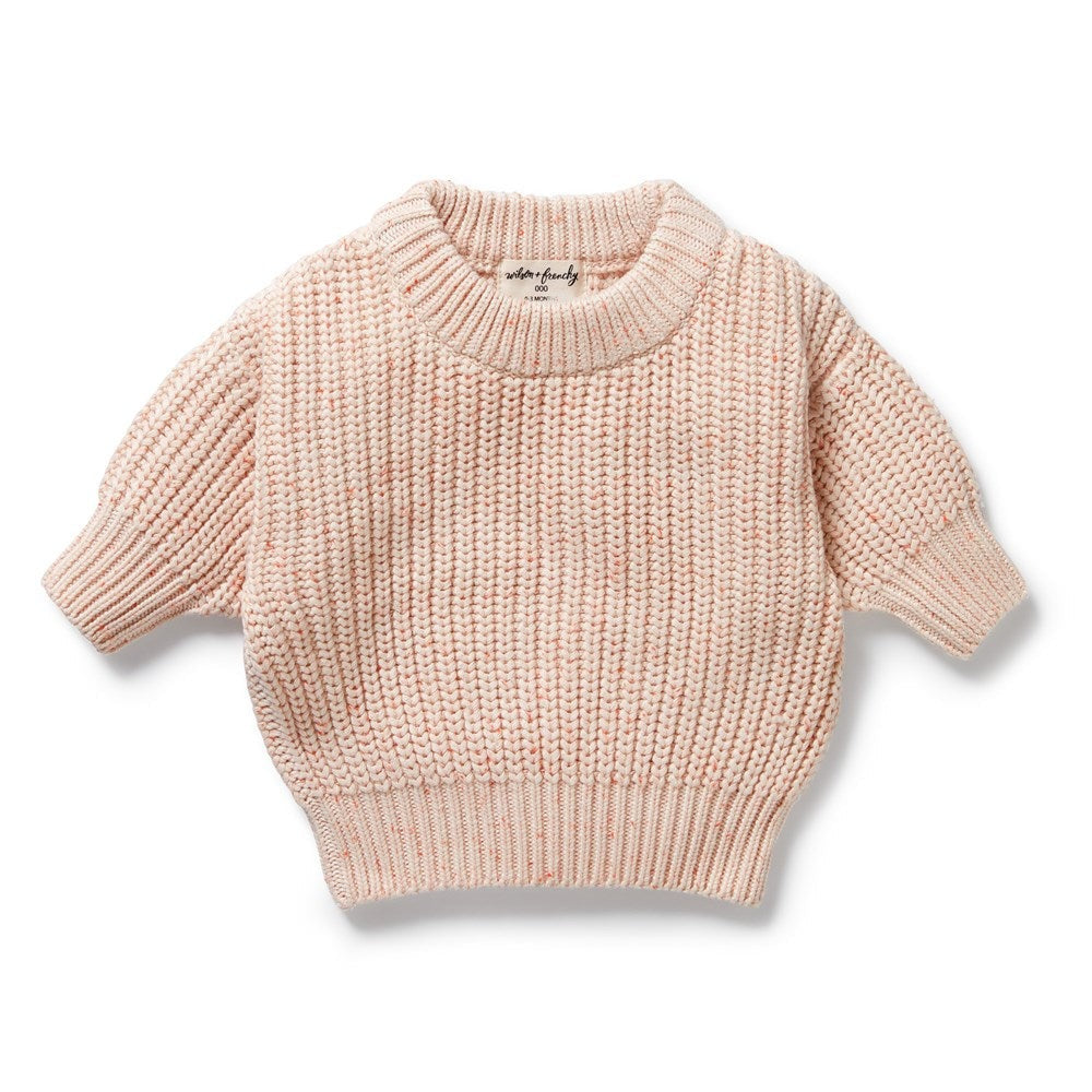 Organic Knitted Jumper - Fairy Floss Last One Was $75 Now