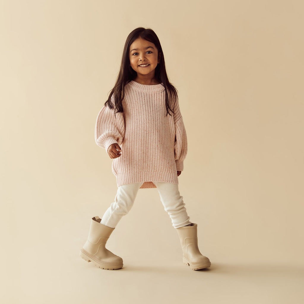 Organic Knitted Jumper - Fairy Floss Last One Was $75 Now
