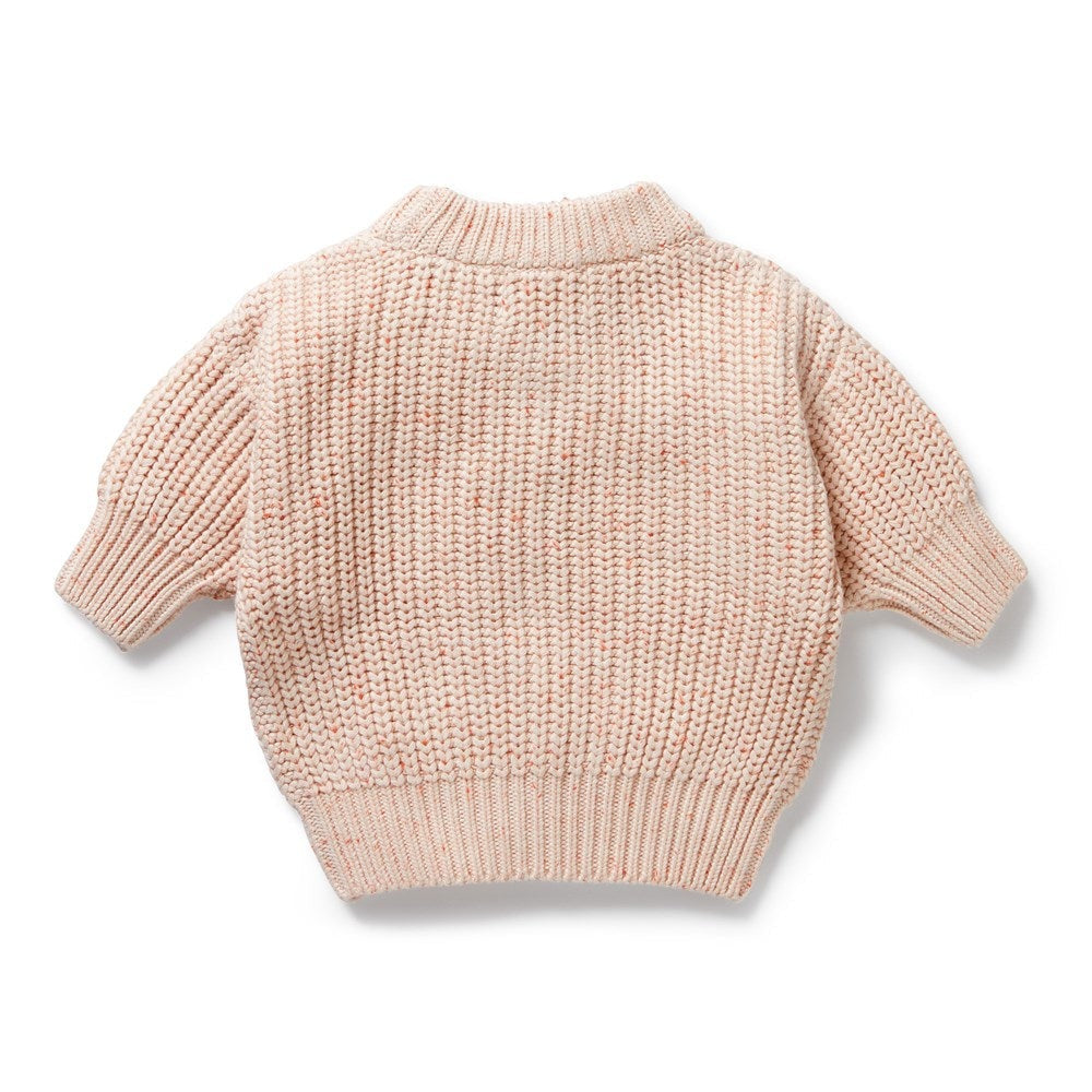 Organic Knitted Jumper - Fairy Floss Last One Was $75 Now
