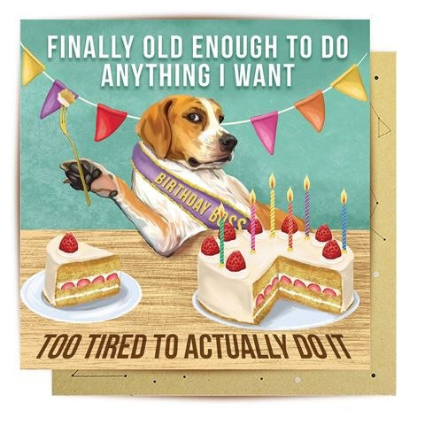 Finally Old Enough Card - Coming Soon