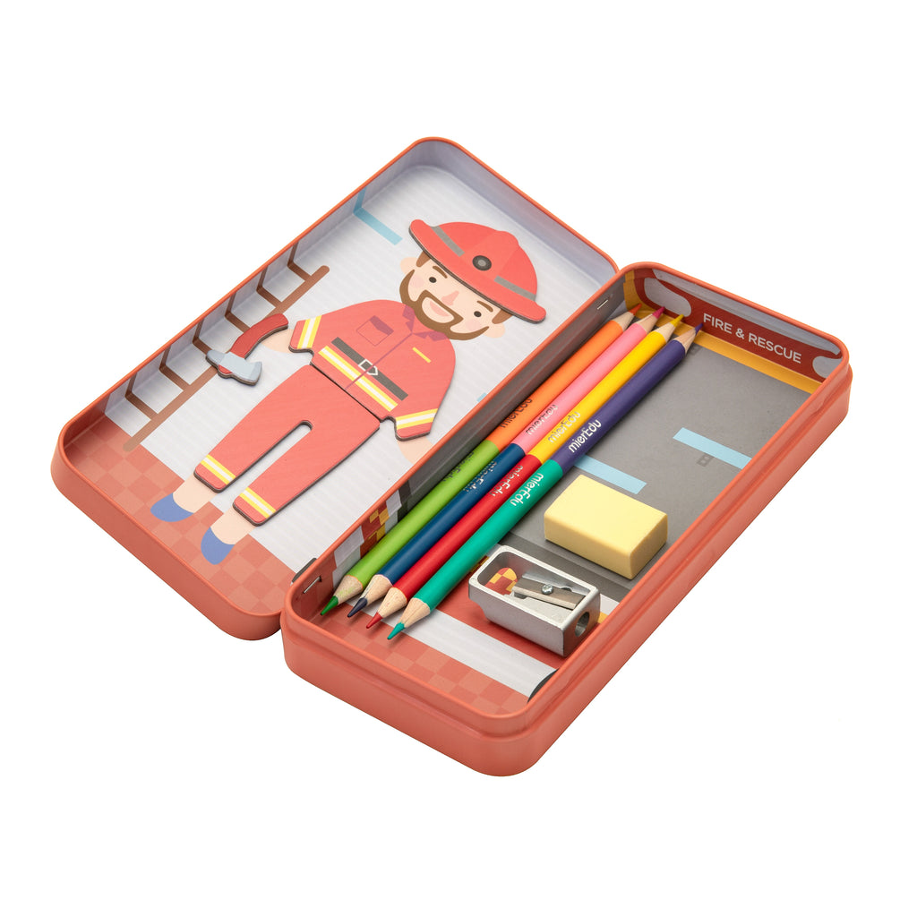 Magnetic Puzzle Box - Firefighter