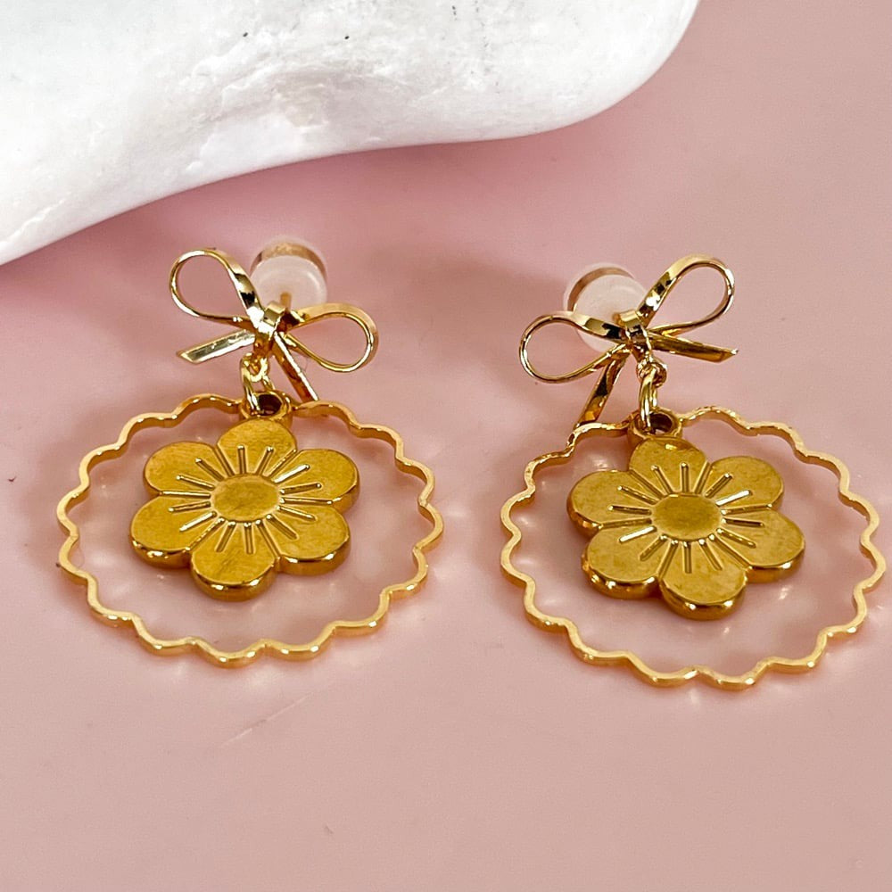 Flower & Bow Drops
