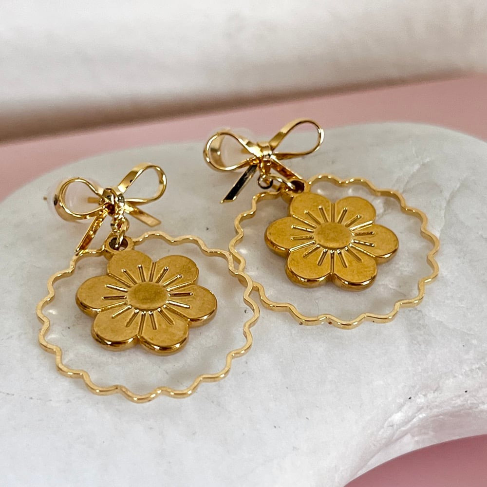 Flower & Bow Drops