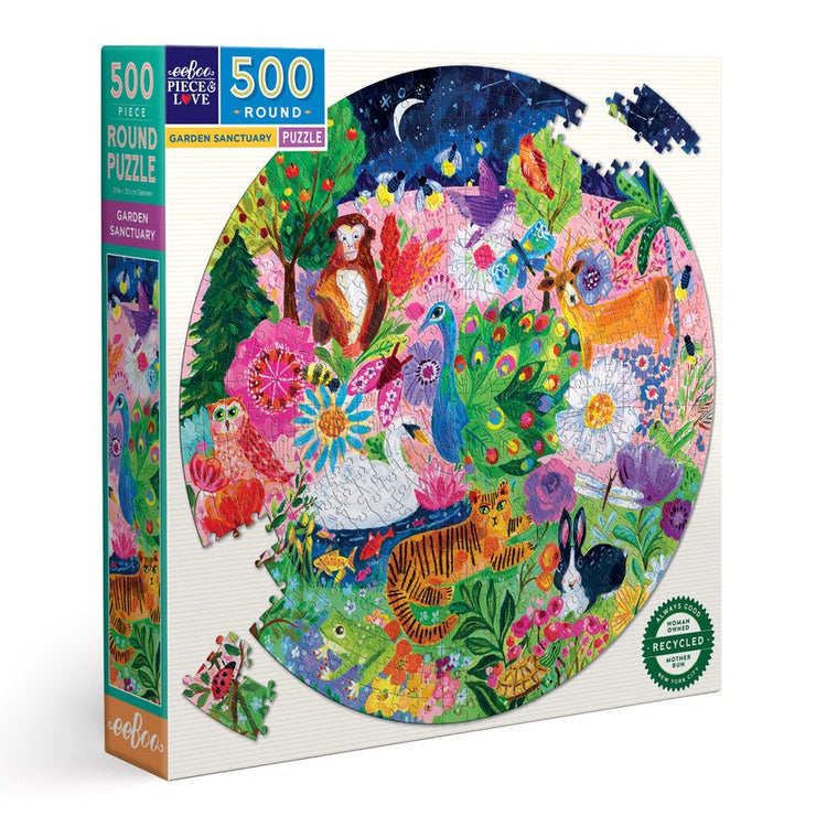 Eeboo 500 Piece Round Puzzle