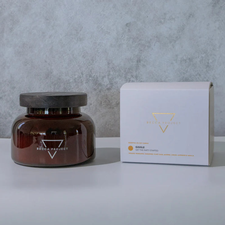 Natural Coconut Soy Candles - Giggle