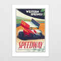Glenn Jones Print - Speedway