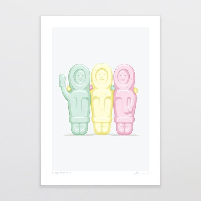 Glenn Jones Print - Exploration Team