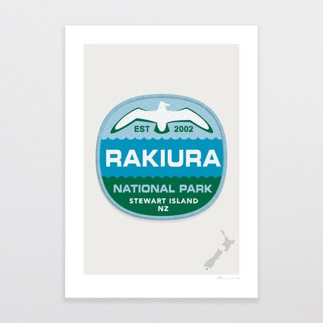 National Park Patch Print - Rakiura