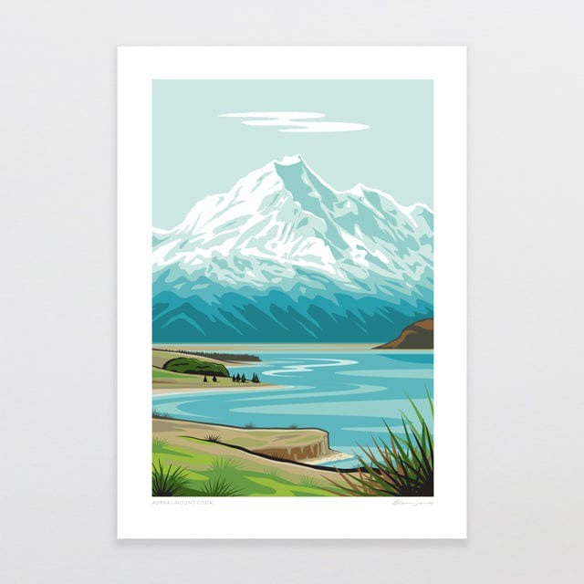 Glen Jones Print - Aoraki Mount Cook