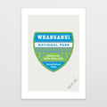 National Park Patch Print - Whanganui