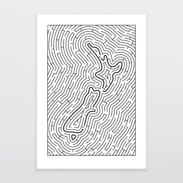 Glenn Jones Print - See  You There